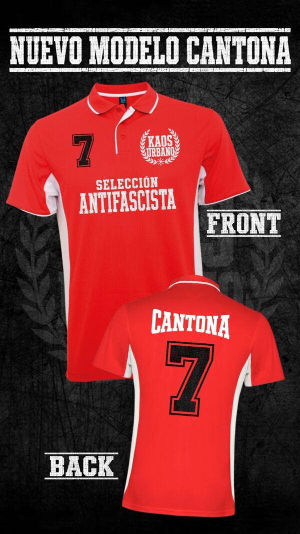 [PRE ORDER] Camiseta fútbol CANTONA (SELECCIÓN ANTIFASCISTA)