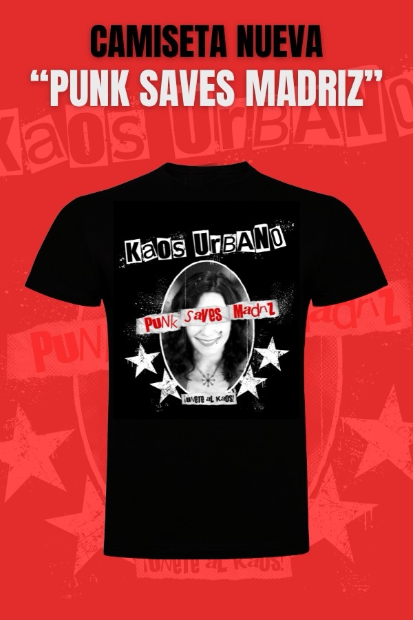 CAMISETA “PUNK SAVES MADRIZ” EDICIÓN LIMITADA