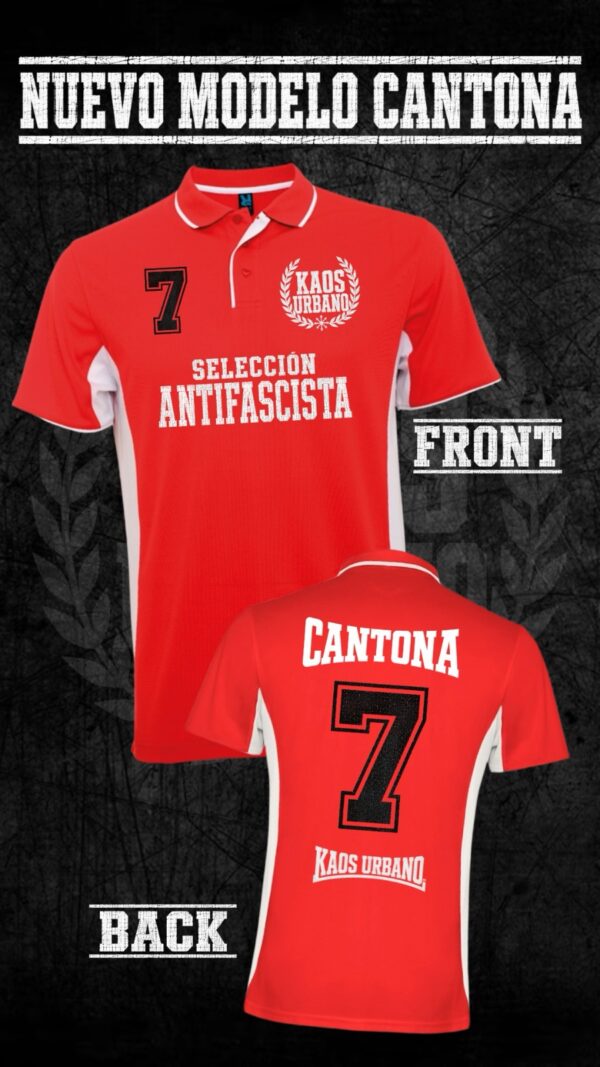 [PRE ORDER] Camiseta fútbol CANTONA (SELECCIÓN ANTIFASCISTA)
